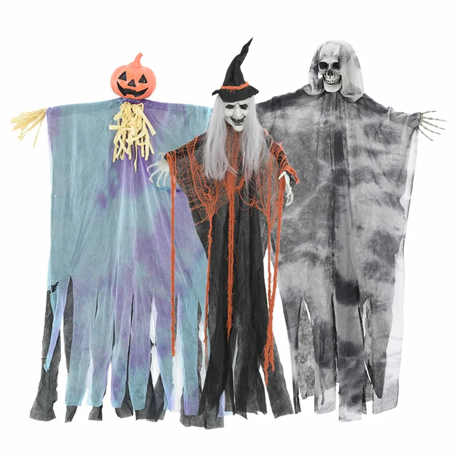 Fantôme Suspendu Halloween 3 pcs Multicolore 61 x 97 cm