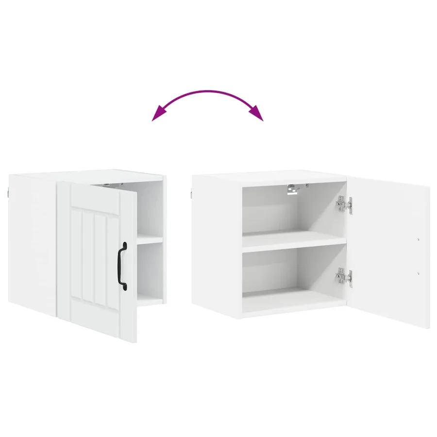Meuble mural LUCCA 2 pcs Blanc 40 x 31 x 40 cm - 12