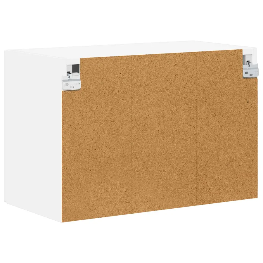 Cabinet en verre mural LUCCA 2 pcs Blanc 60 x 31 x 40 cm - 9