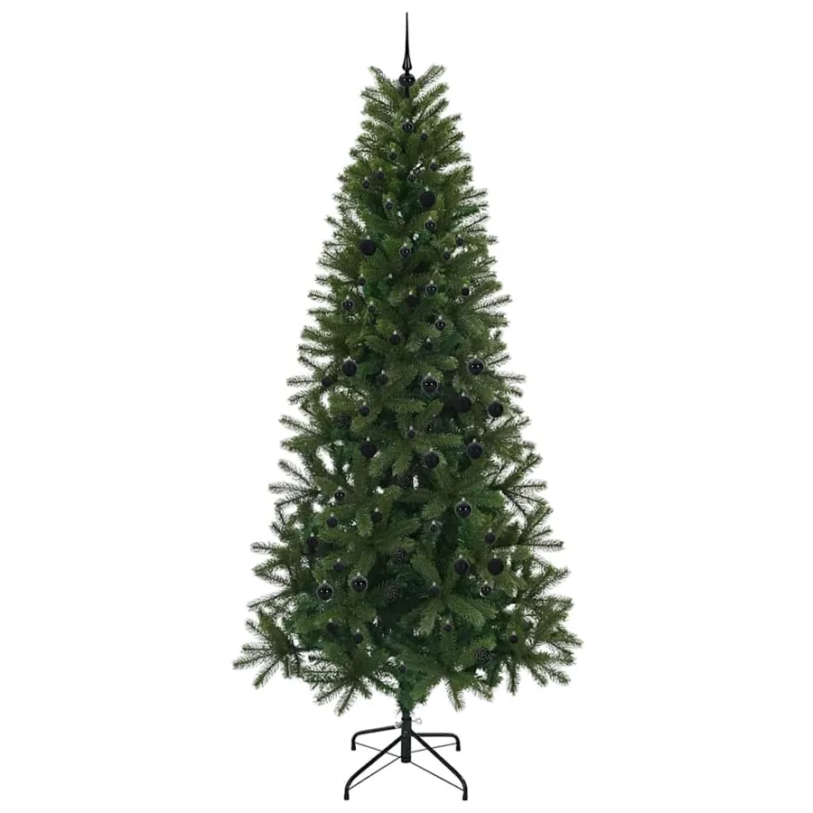 Sapin de Noël artificiel avec 300 LED Vert 240 cm PE et PVC - 4