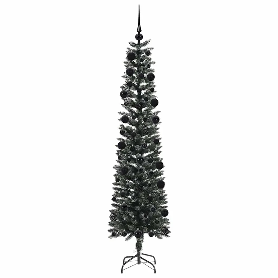 Sapin de Noël artificiel Vert 210 cm PVC, plastique et acier - 4