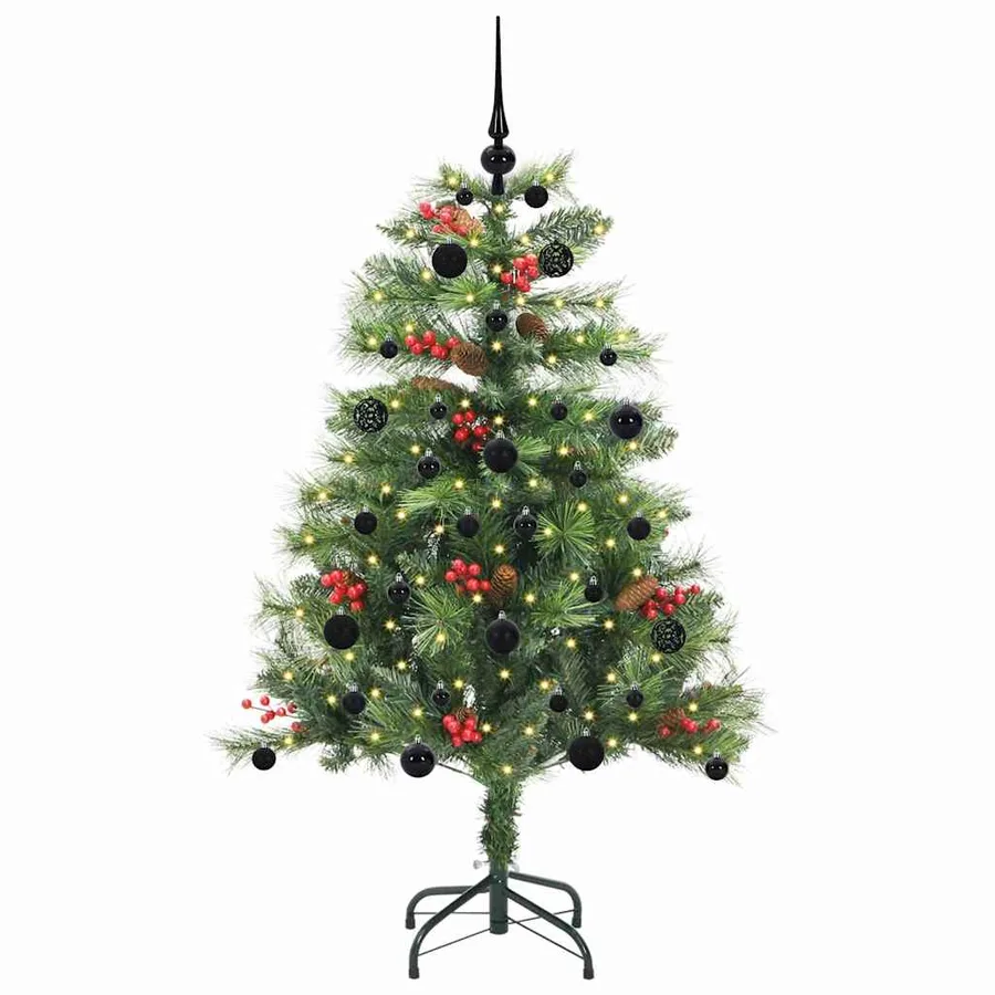 Sapin de Noël artificiel Vert 150 cm PVC et métal - 3