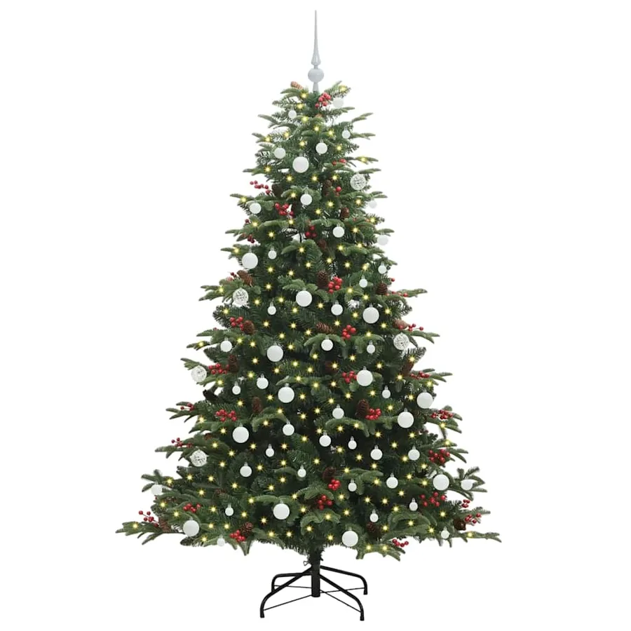 Sapin de Noël artificiel Vert 180 cm PVC, métal et plastique - 3
