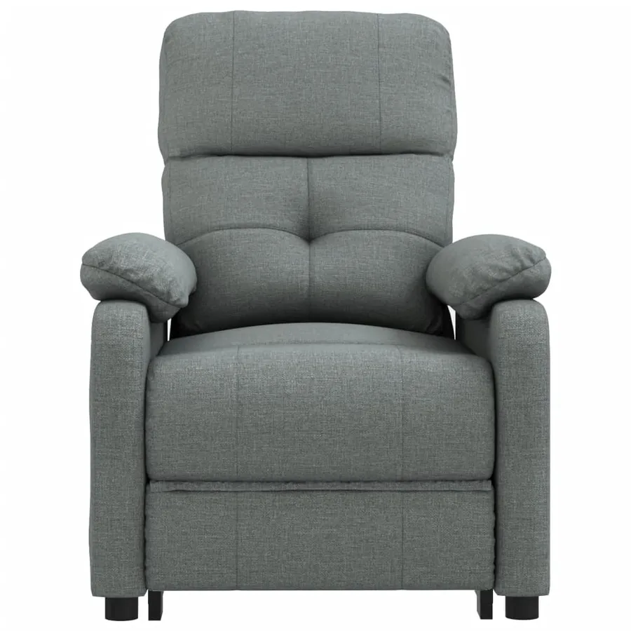 Fauteuil électrique de massage Gris foncé Tissu - 4