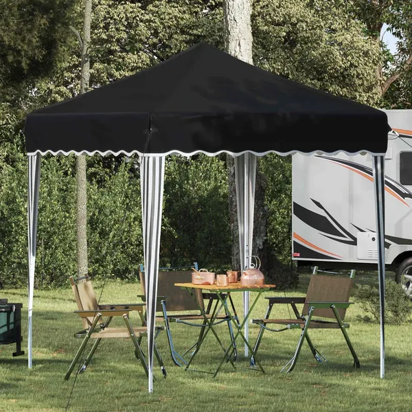 Tente de fête pop-up 195 x 195 x 245 cm Anthracite Tissu Oxford