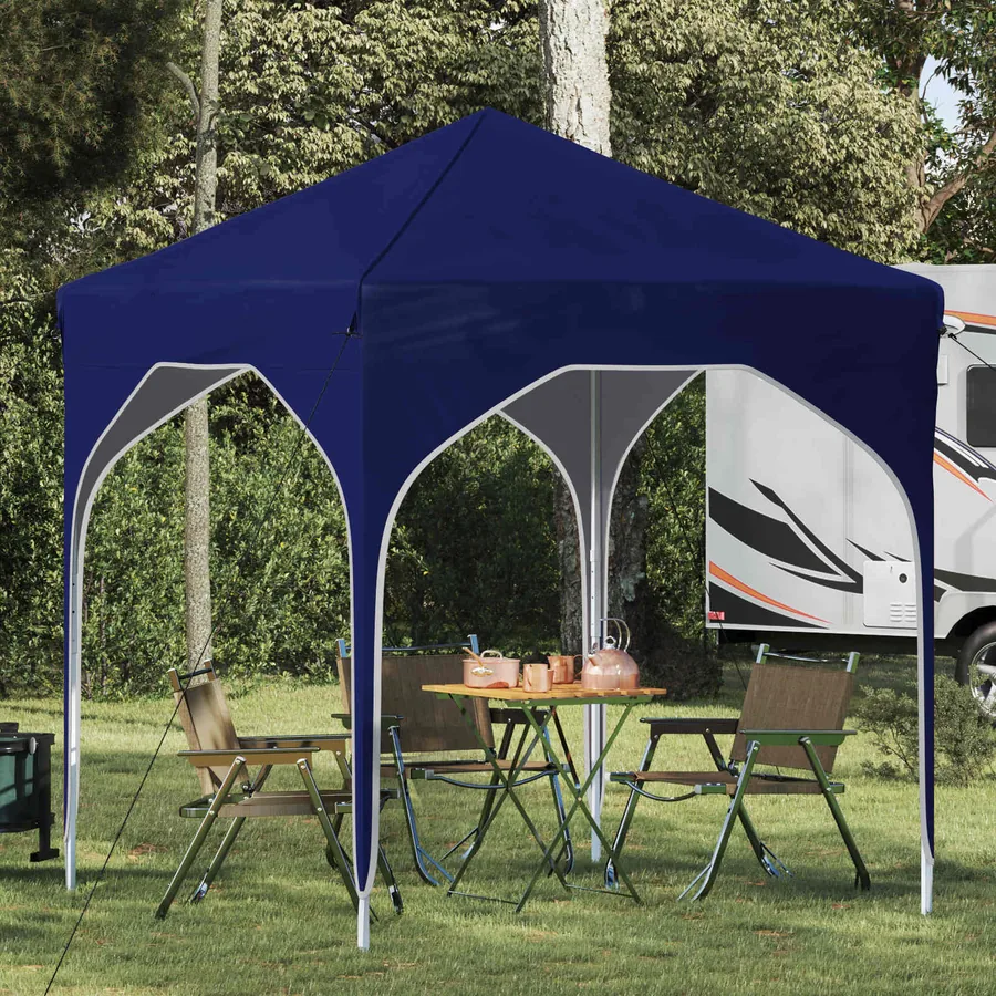 Tente de fête pop-up 194 x 194 x 245 cm Bleu