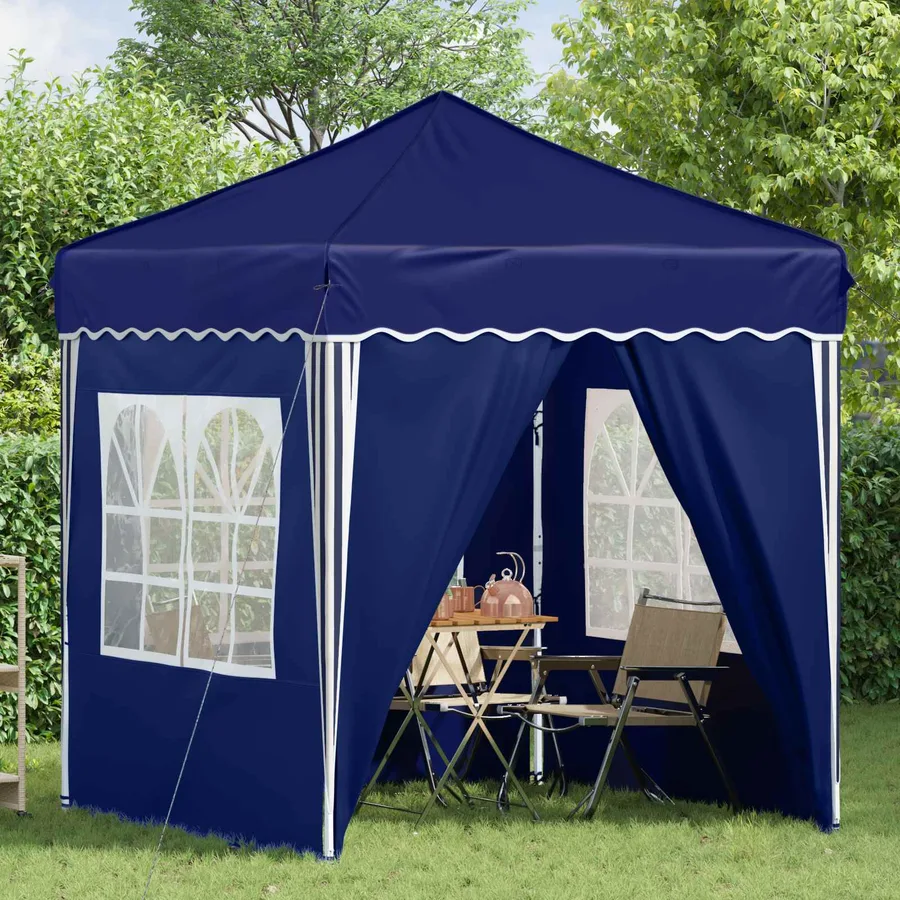 Tente de fête pop-up 195 x 195 x 245 cm Bleu Tissu Oxford - 3