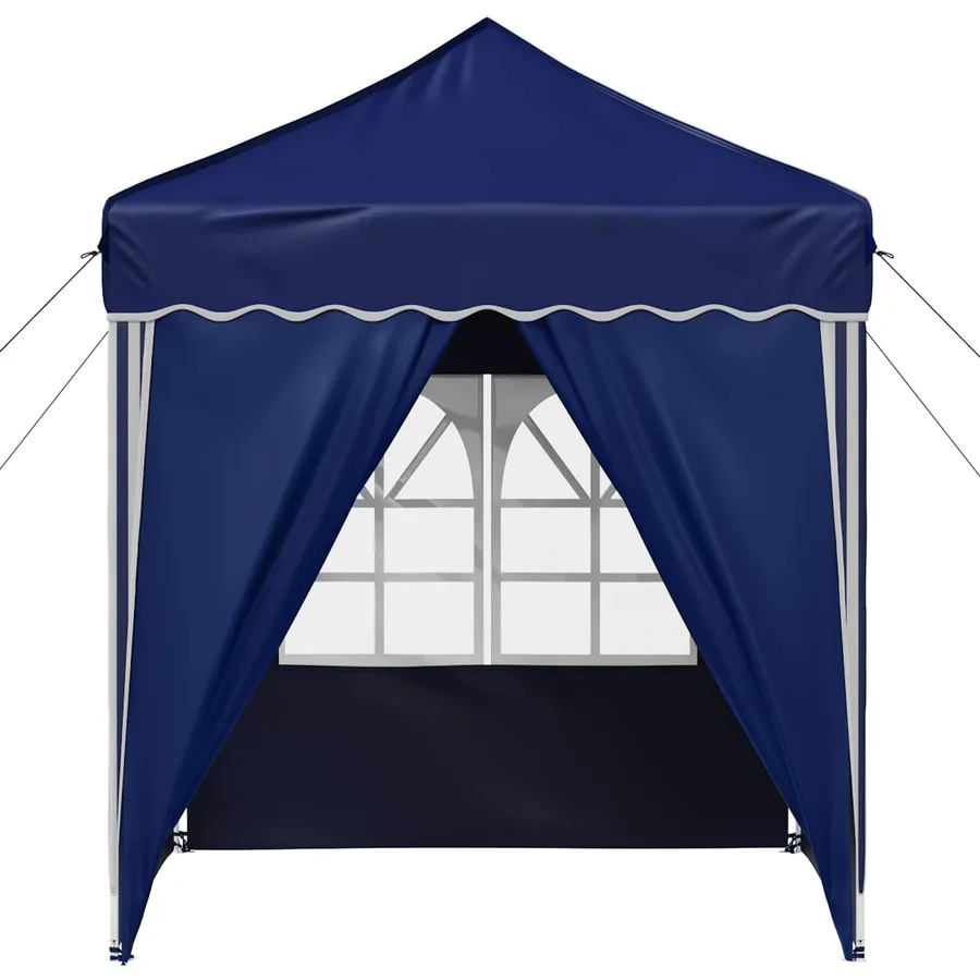 Tente de fête pop-up 195 x 195 x 245 cm Bleu Tissu Oxford - 7