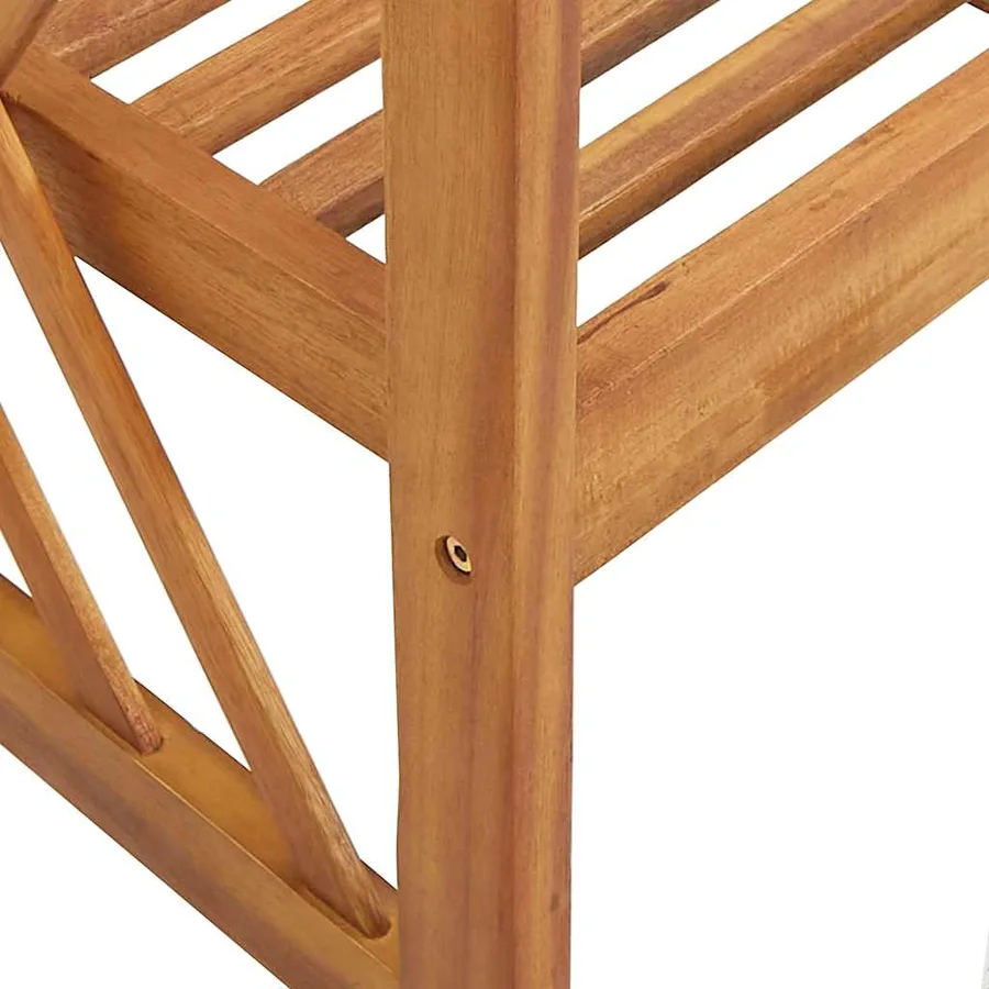 Salon de jardin 2 pcs Bois d'acacia solide - 7