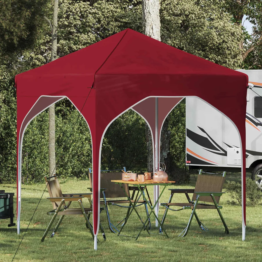 Tente de fête pop-up 194 x 194 x 245 cm Bordeaux