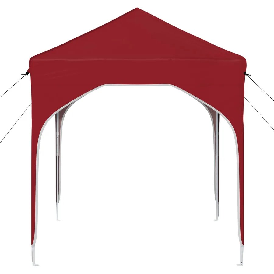 Tente de fête pop-up 194 x 194 x 245 cm Bordeaux - 6