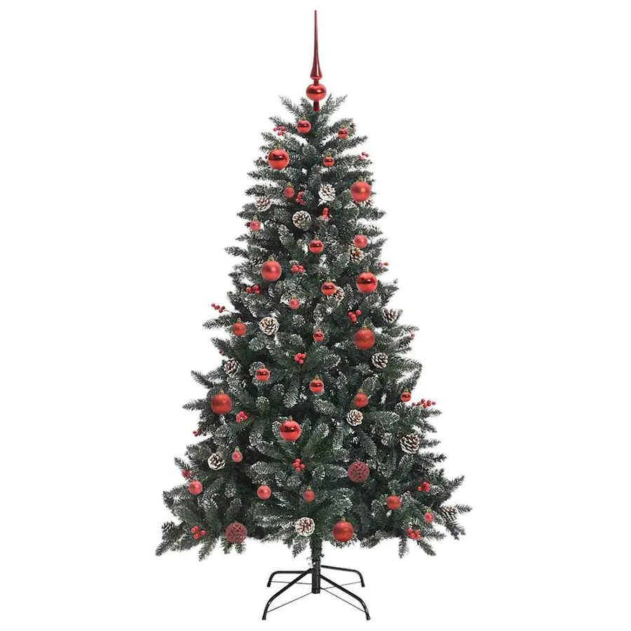 Sapin de Noël artificiel Vert 150 cm PVC, plastique et acier - 4
