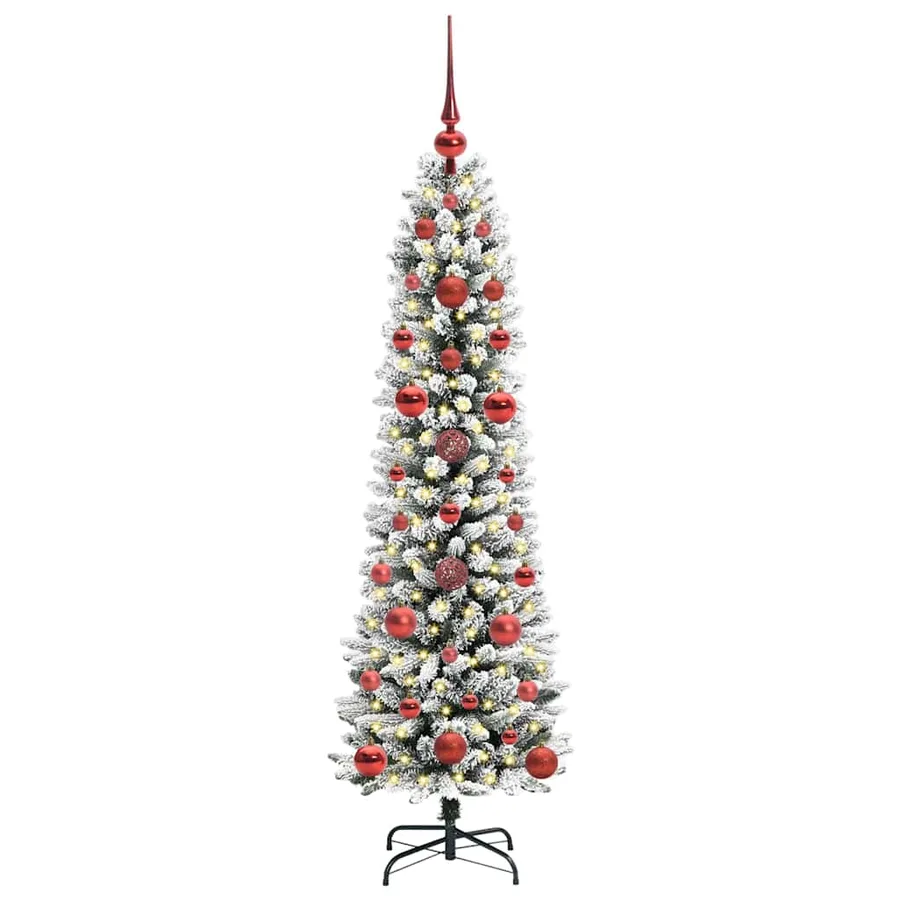 Sapin de Noël artificiel Blanc 120 cm PVC, métal et plastique - 3