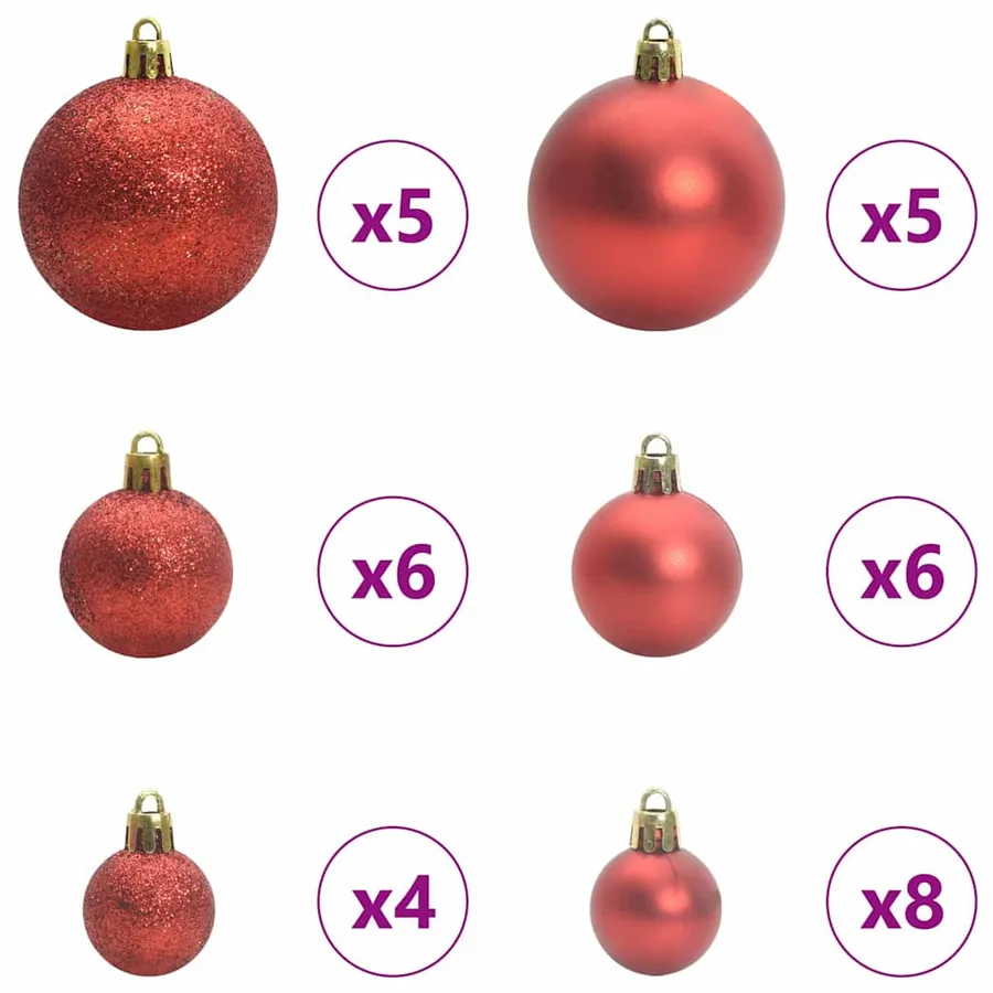 Sapin de Noël avec 150 LED avec support Vert 120 cm PVC - 7