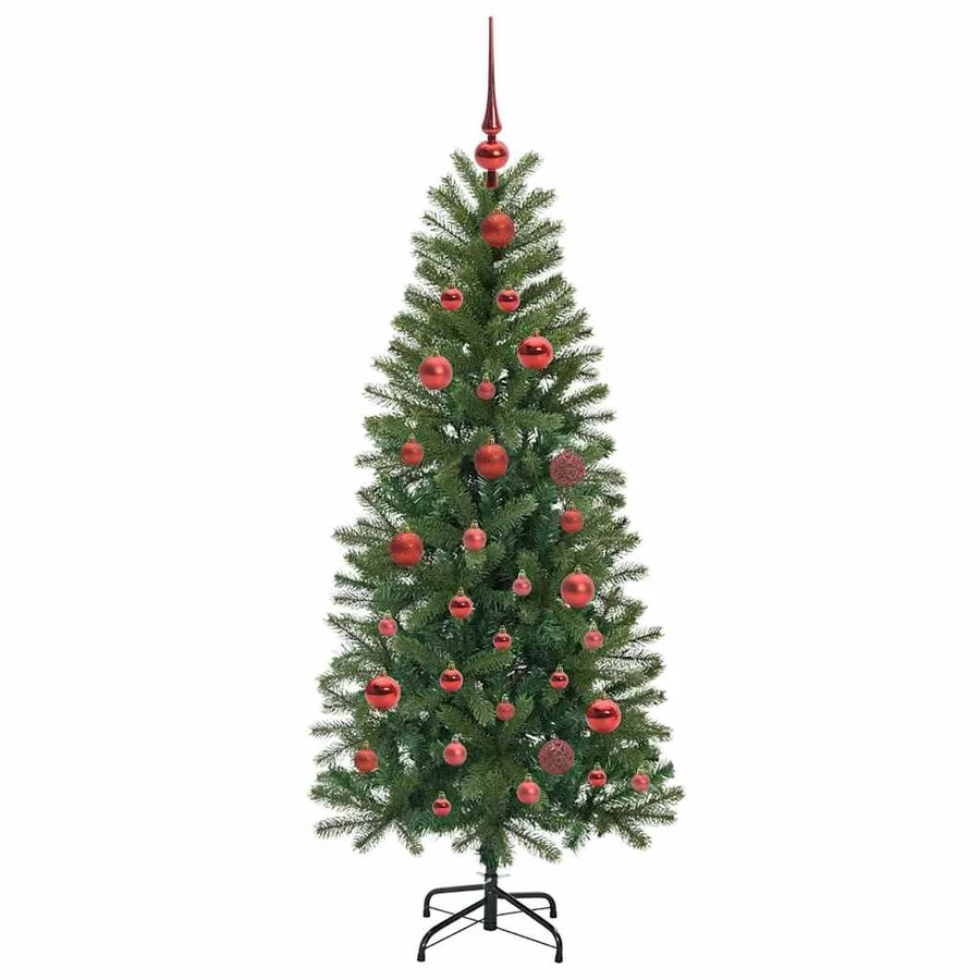 Sapin de Noël artificiel avec 150 LED Vert 150 cm PE et PVC - 4