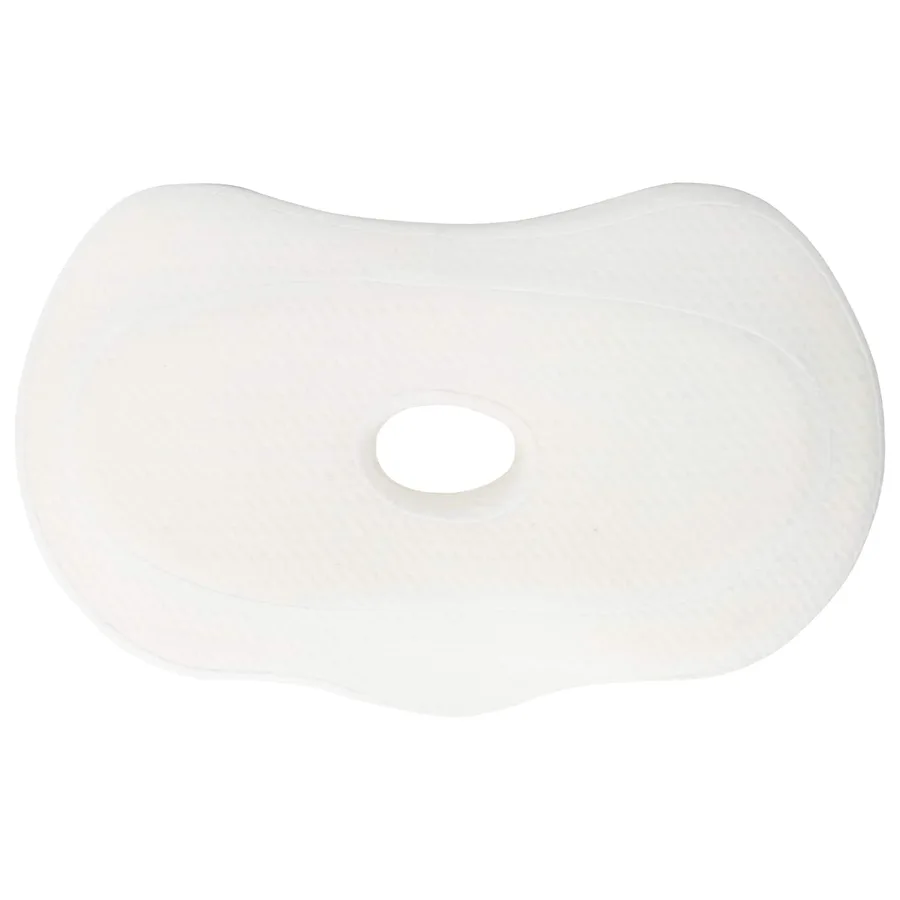 Coussin pour le cou Couleur unie Blanc 53 x 35 x 11 cm - 4