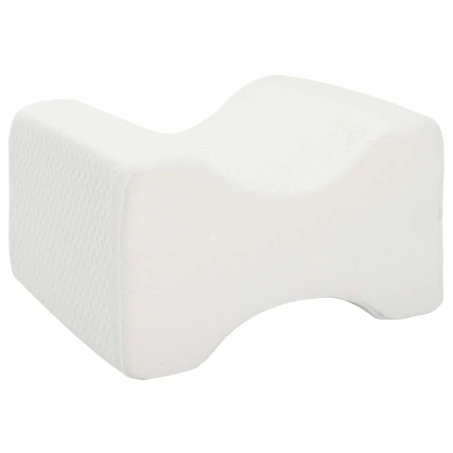 Knee Pillow Blanc Mousse à mémoire et polyester - 2