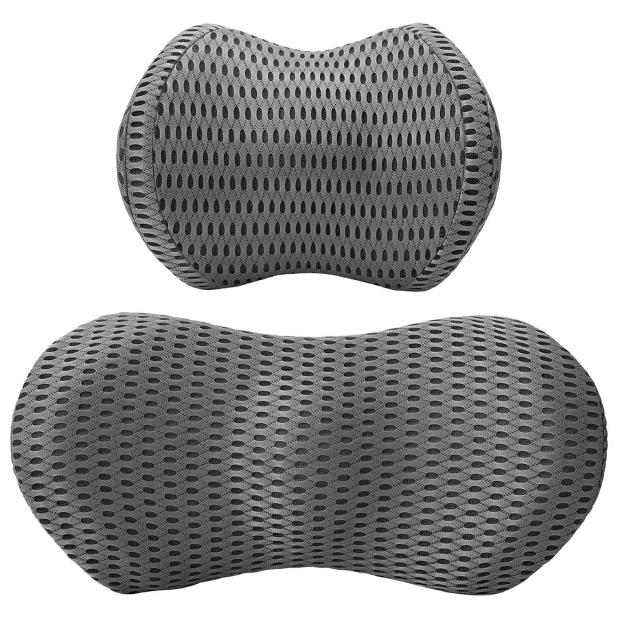 Coussin cervical, Coussin dorsal Gris Mousse à mémoire de forme - 5