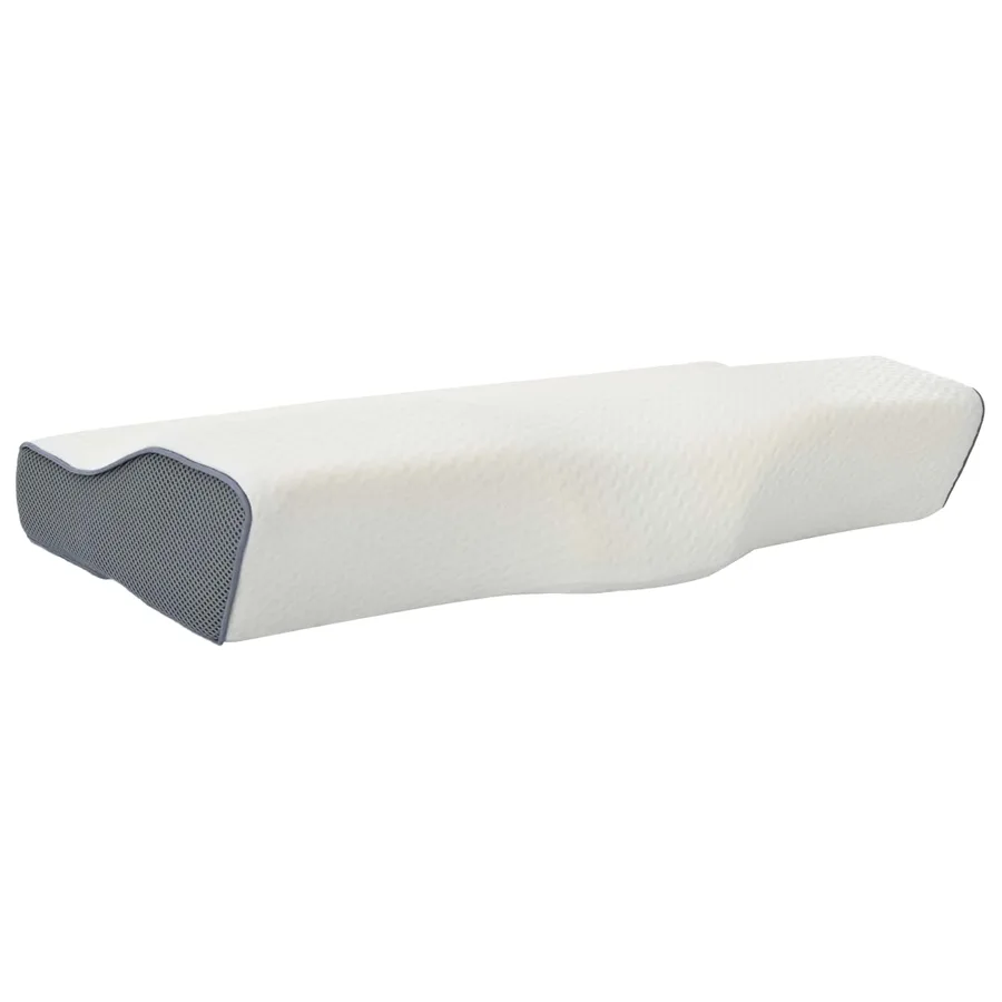 Coussin cervical Blanc Mousse à mémoire de forme - 7