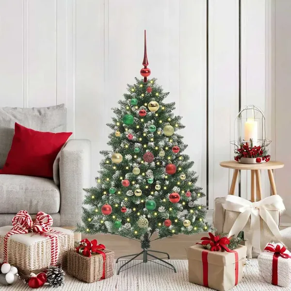 Sapin de Noël artificiel Vert 120 cm PVC, plastique et acier
