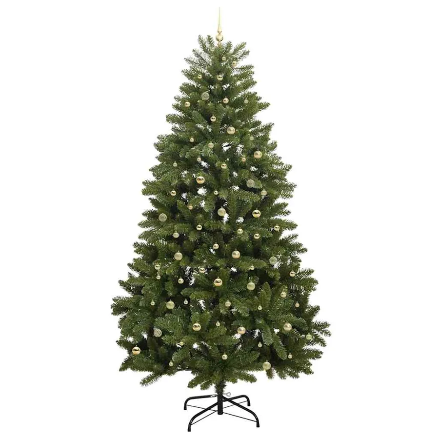 Sapin de Noël artificiel avec 300 LED Vert 300 cm PVC et métal - 4