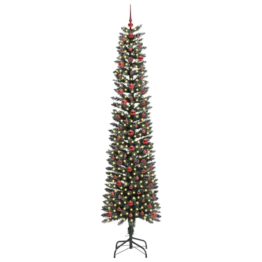 Sapin de Noël artificiel Vert 240 cm PVC, plastique et acier - 3