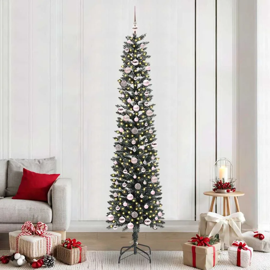 Sapin de Noël artificiel Vert 240 cm PVC, plastique et acier