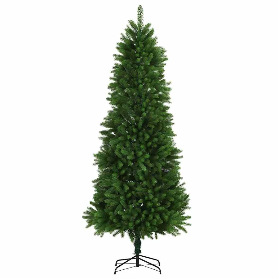 Sapin de Noël avec 300 LED avec support Vert 240 cm PE - 5