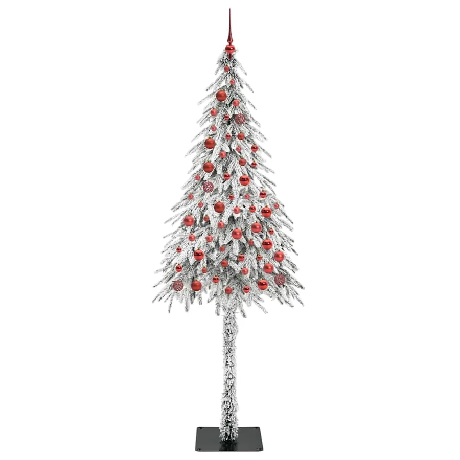 Sapin de Noël avec 300 LED Blanc 210 cm PE et Acier - 4