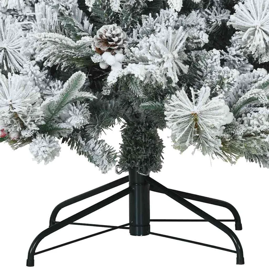 Sapin de Noël Artificiel à Branches Articulées Blanc 240 cm - 12