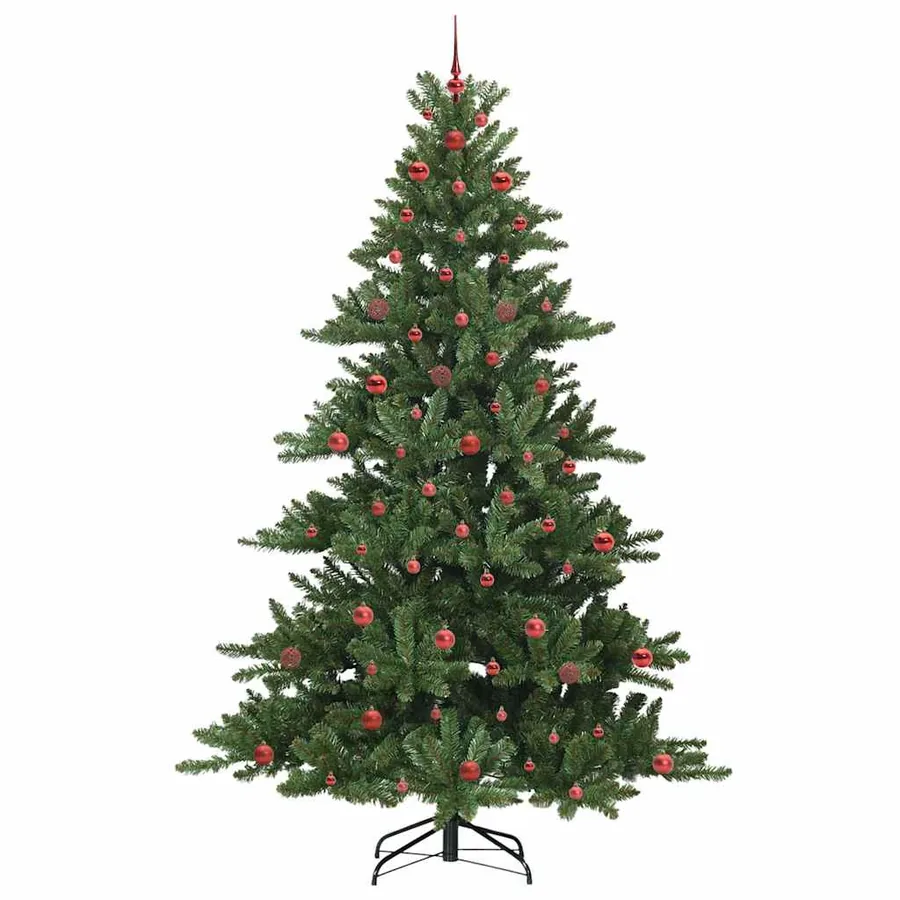 Sapin de Noël Artificiel à Branches Articulées Vert 240 cm - 4