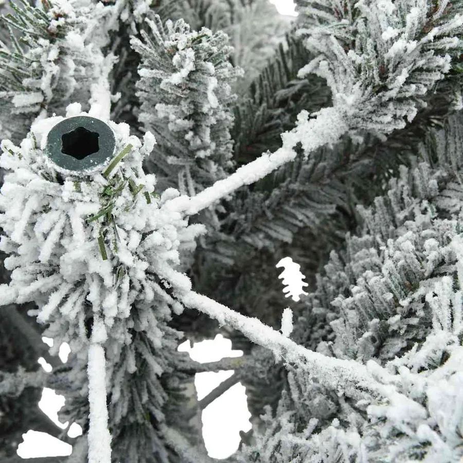 Sapin de Noël Artificiel à Branches Articulées Blanc 180 cm - 13