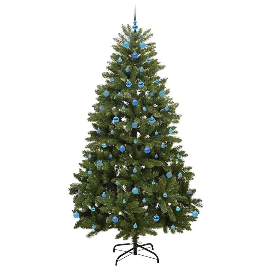 Sapin de Noël artificiel avec 300 LED Vert 240 cm PVC et métal - 4