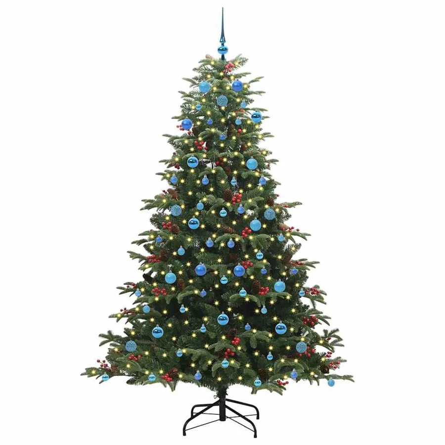 Sapin de Noël artificiel Vert 210 cm PVC, métal et plastique - 3
