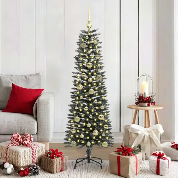 Sapin de Noël artificiel Vert 150 cm PVC, plastique et acier