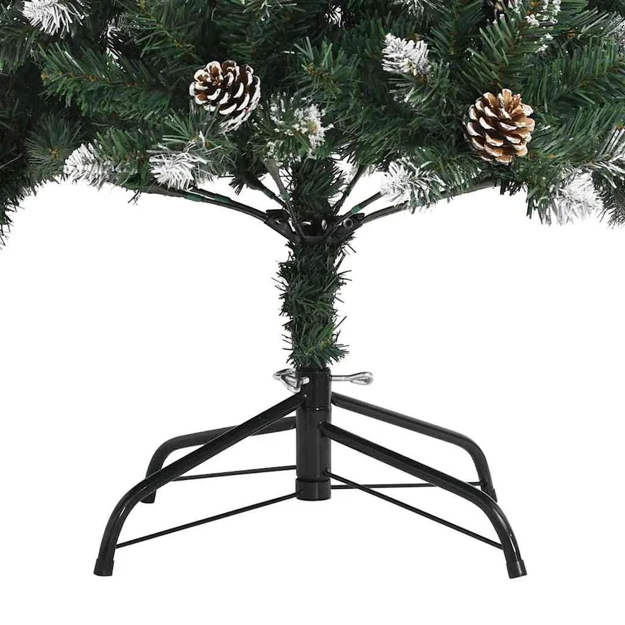 Sapin de Noël artificiel Vert 120 cm PVC, plastique et acier - 12