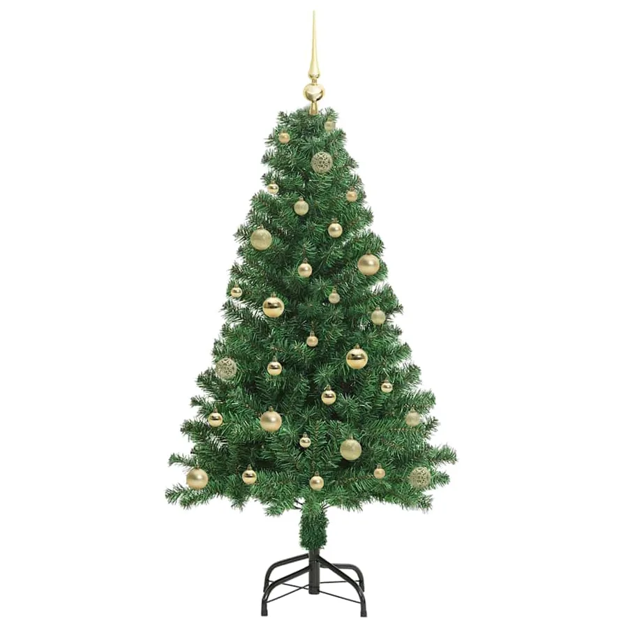 Sapin de Noël artificiel Vert 150 cm PVC, Acier et Plastique - 4