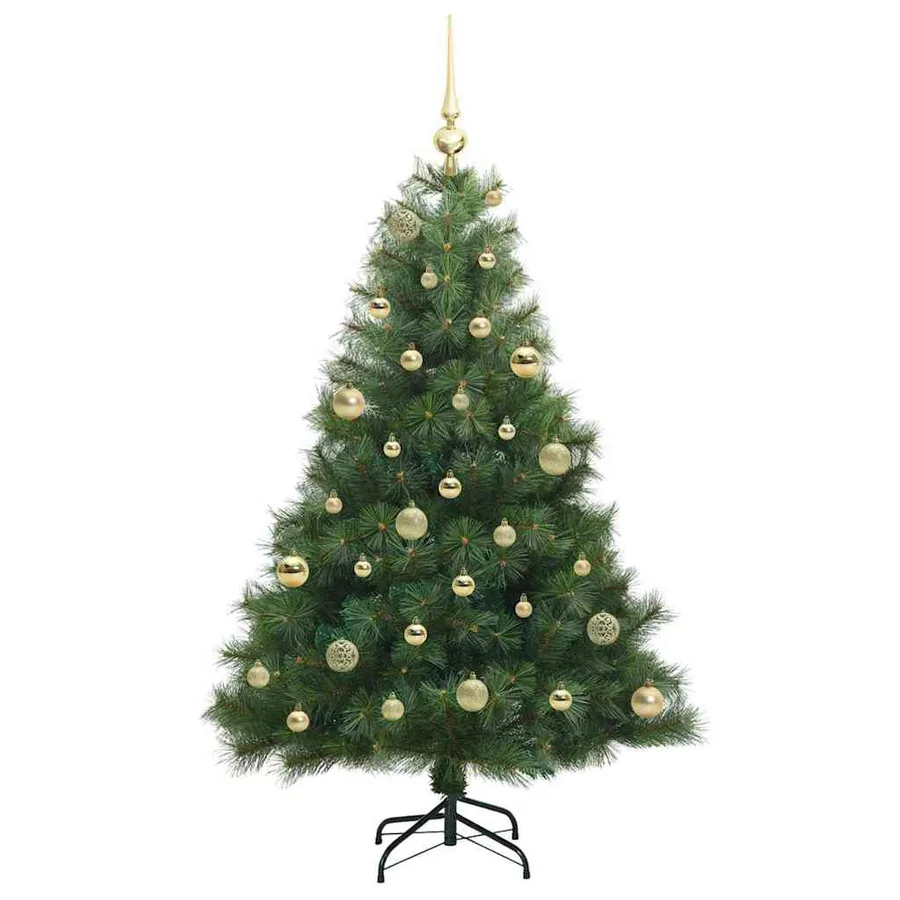 Sapin de Noël artificiel avec 150 LED Vert 150 cm PE et PVC - 4