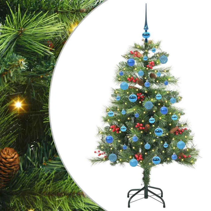Sapin de Noël artificiel Vert 150 cm PVC et métal - 2