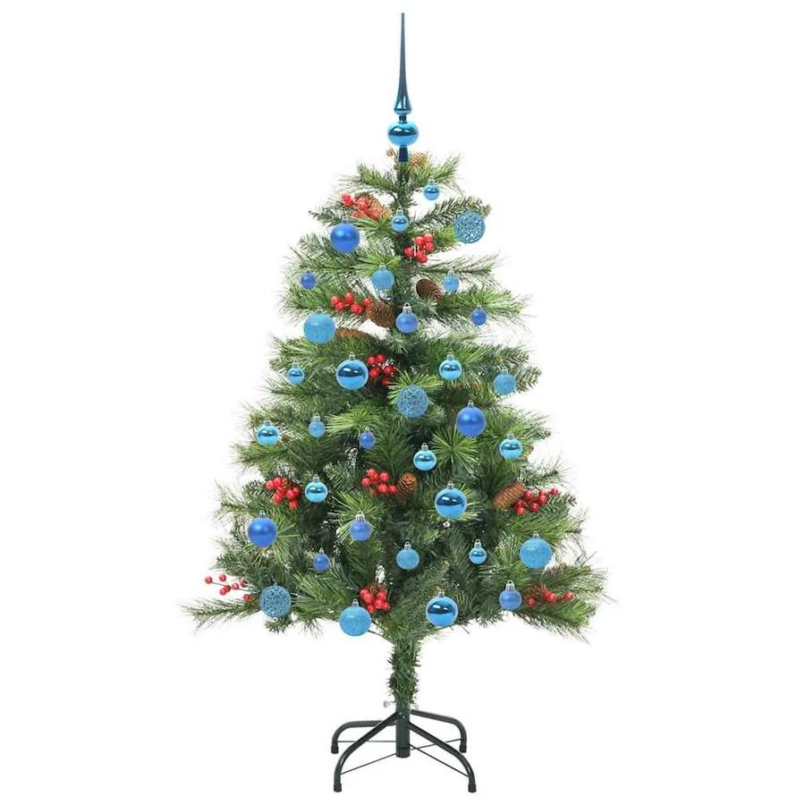 Sapin de Noël artificiel Vert 150 cm PVC et métal - 4