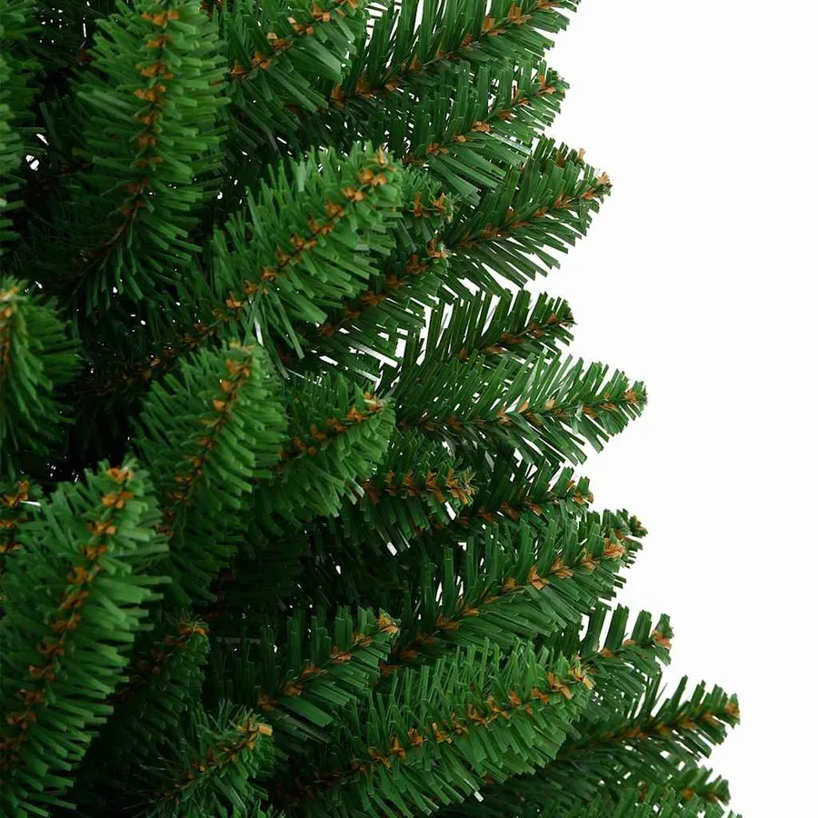 Sapin de Noël artificiel avec 150 LED Vert 150 cm PVC et métal - 8