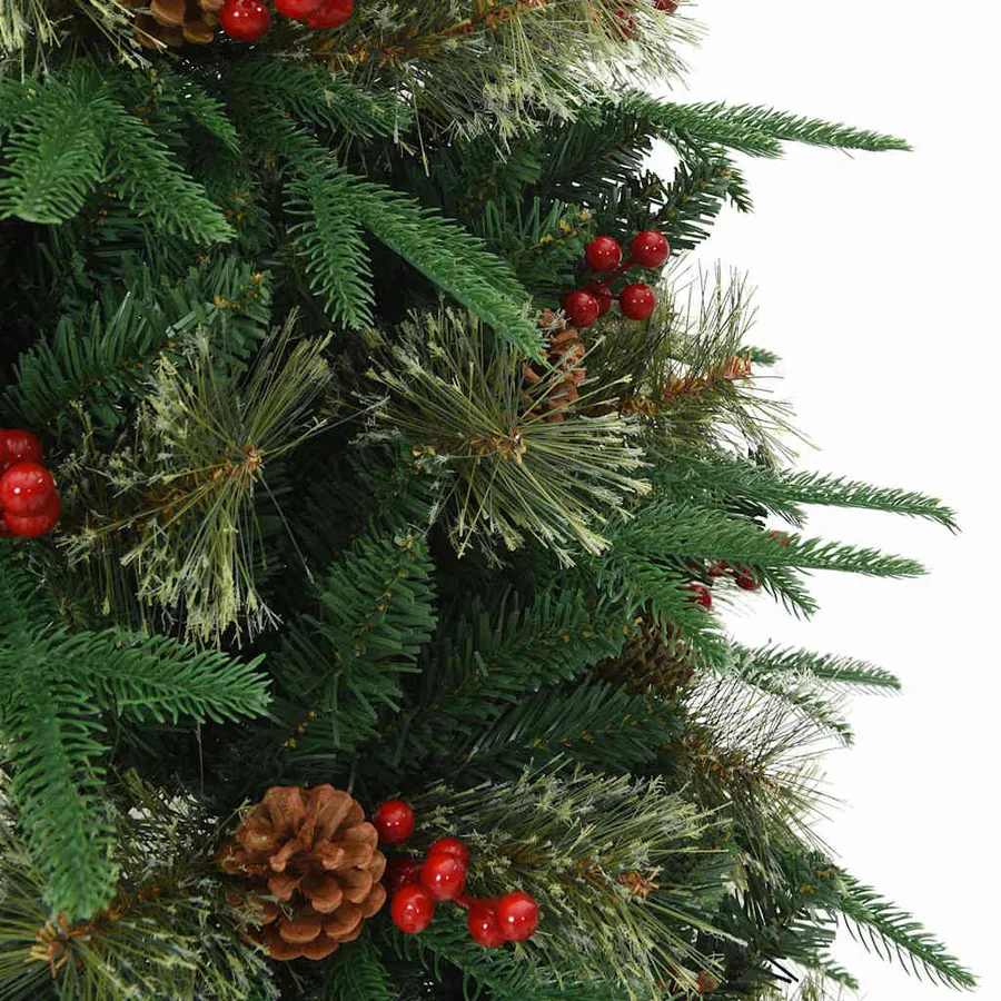 Sapin de Noël Artificiel à Branches Articulées Vert 150 cm - 11