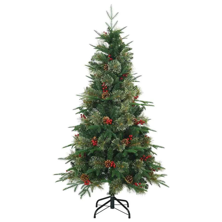 Sapin de Noël Artificiel à Branches Articulées Vert 150 cm - 5