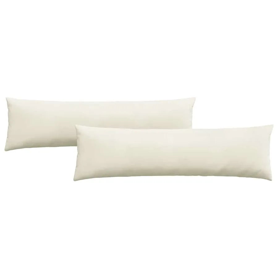 Coussins de canapé 2 pcs Crème 145 x 40 cm - 2