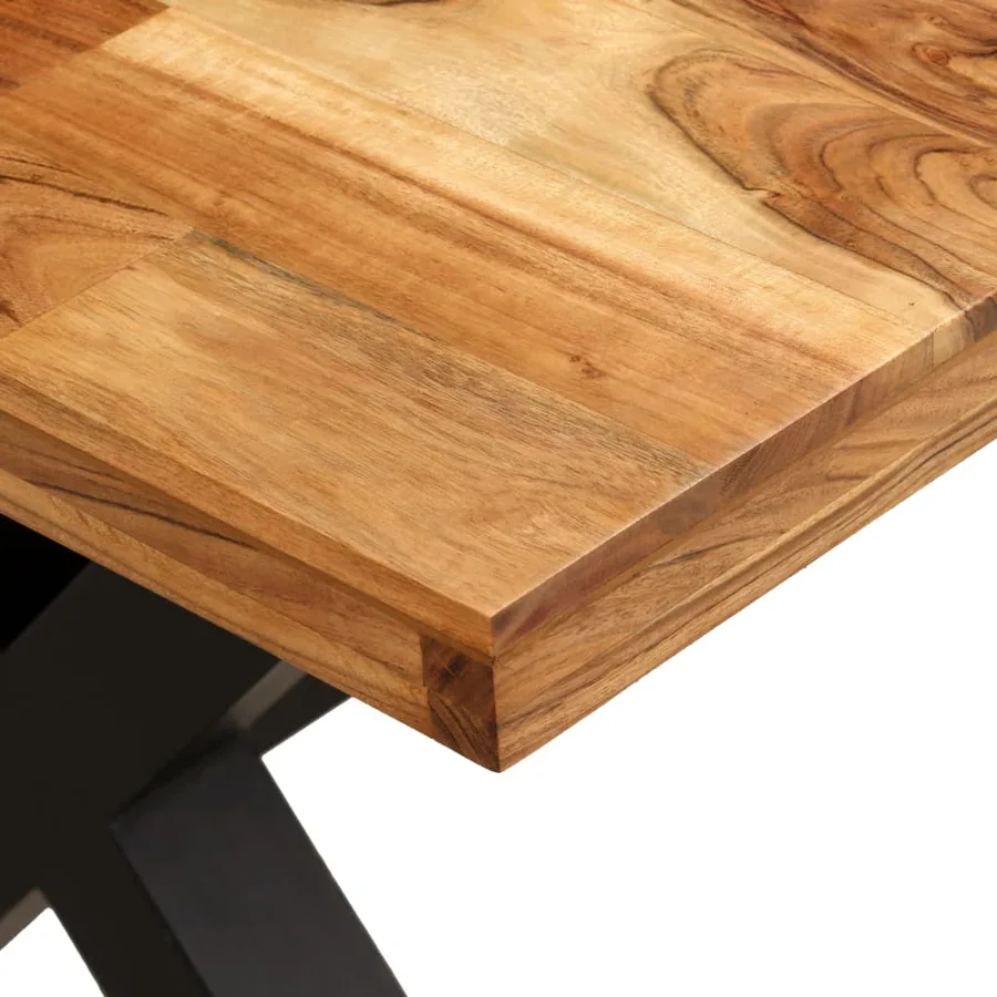 Table à manger Bois d'acacia massif et manguier 180x90x76 cm - 4