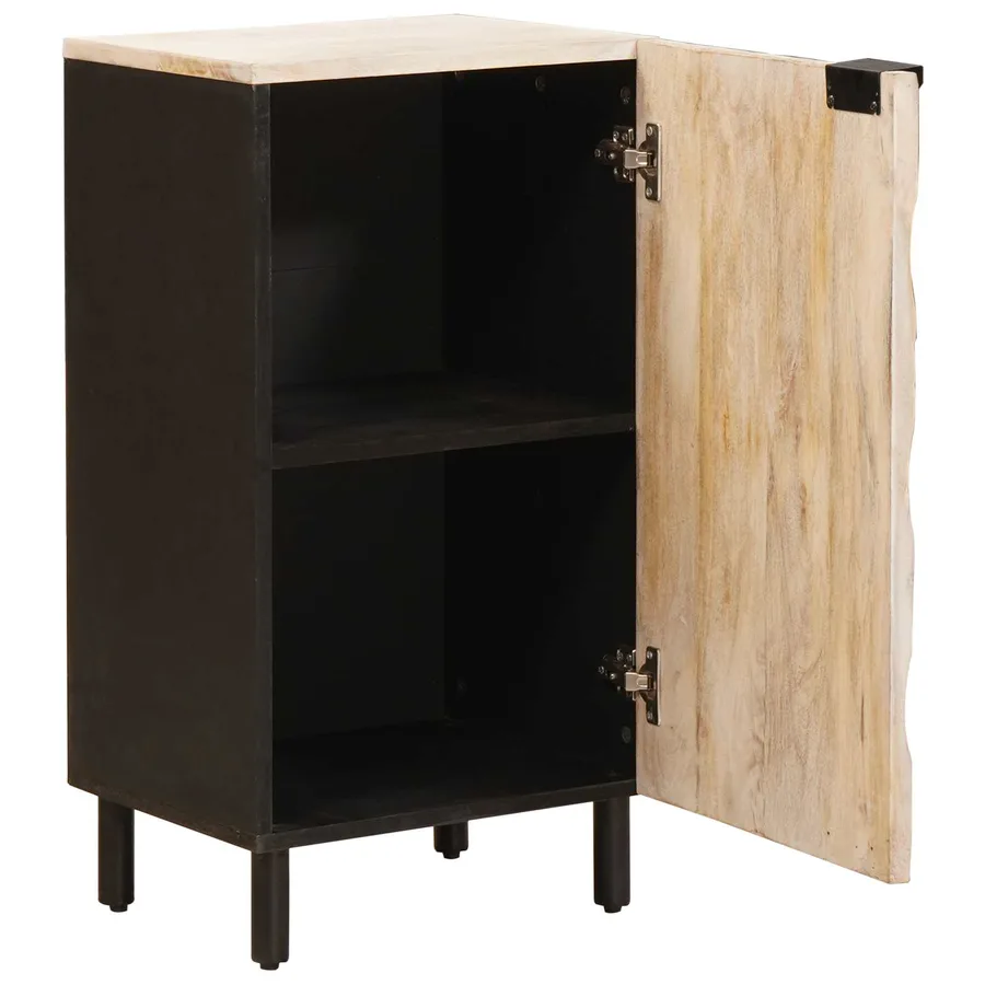 Buffet avec stockage Finition Lavage Blanc 40 x 33 x 75 cm - 2