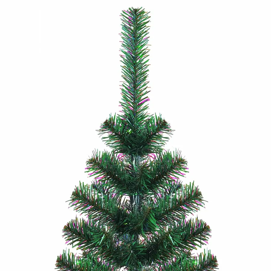 Sapin de Noël artificiel pré-éclairé Vert 150 cm PVC et métal - 10