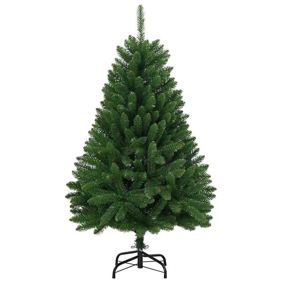 Sapin de Noël artificiel avec 150 LED Vert 120 cm PVC et métal - 5