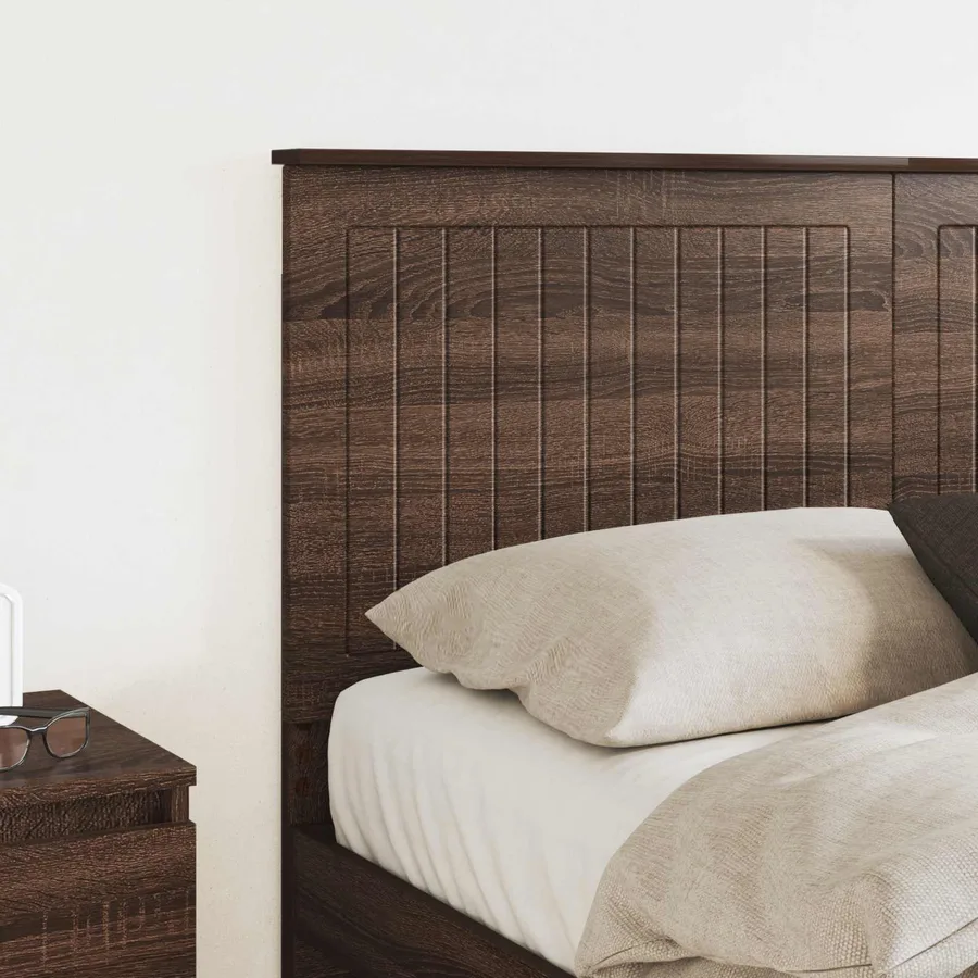 Tête de lit Chêne brun 140 cm Bois d'ingénierie - 3