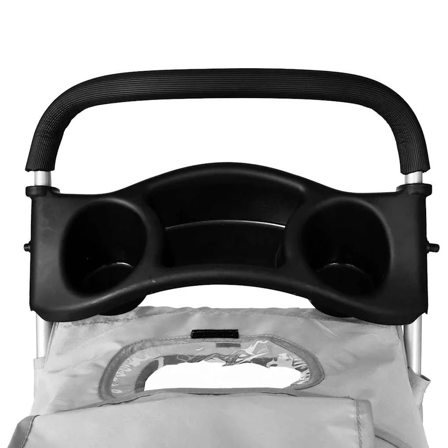 Poussette pliable pour chiens/chats Gris - 4